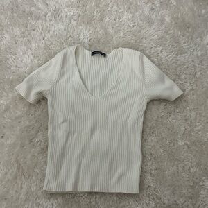 brandy white tee